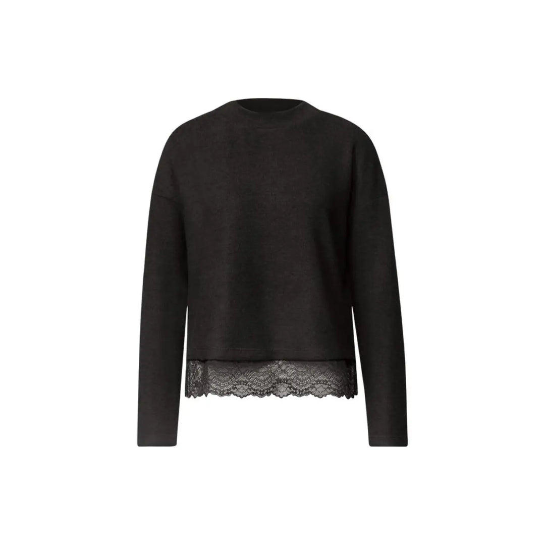 Street one Brown Polyester Long Sleeve T-shirt