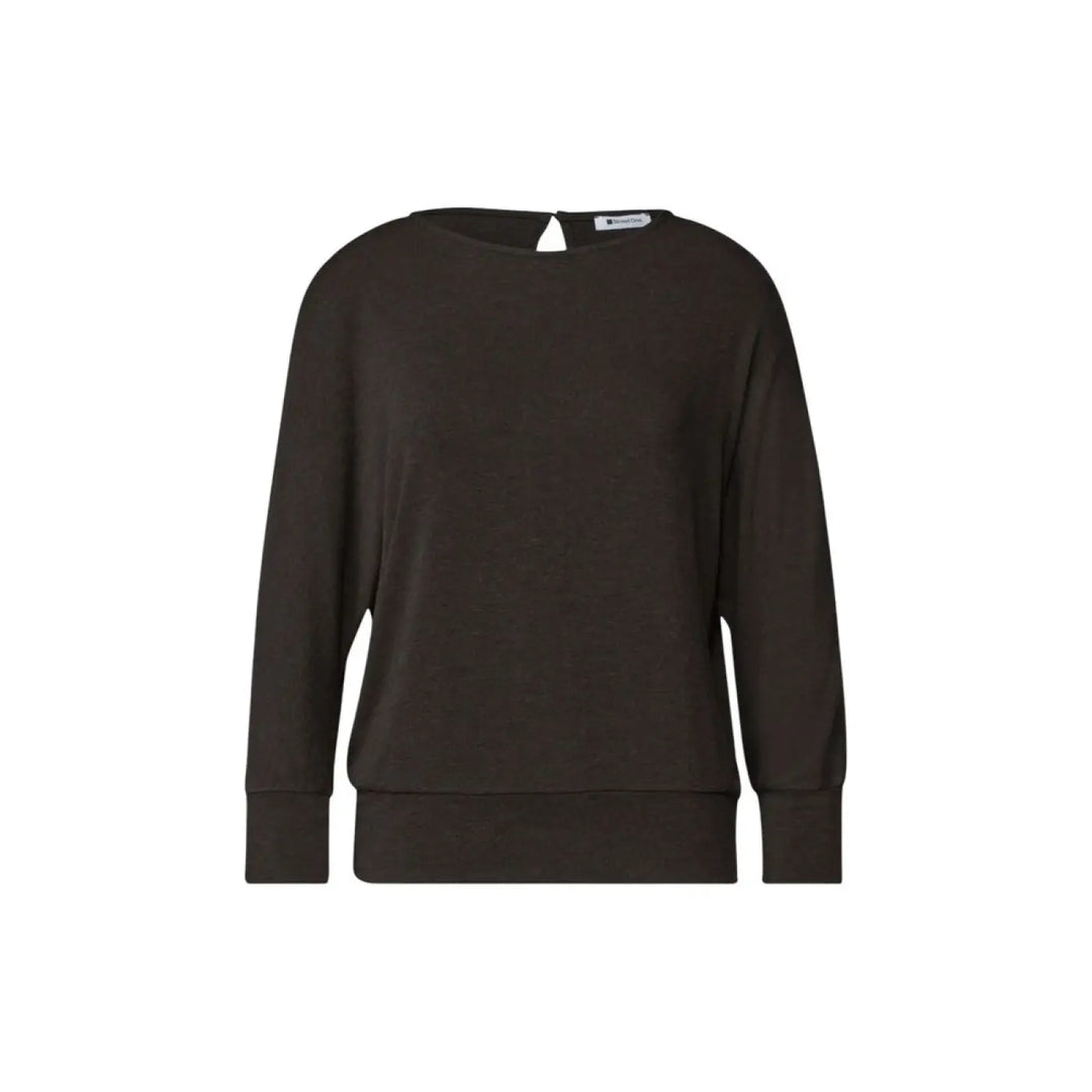 Street one Brown Viscose Long Sleeve T-shirt