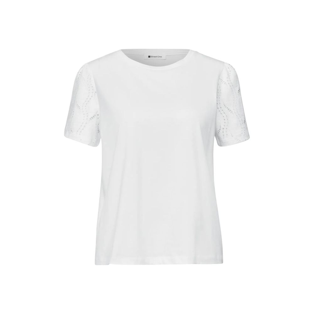 Street One - Cream Cotton T-Shirt