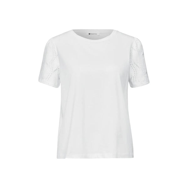 Street One - Cream Cotton T-Shirt