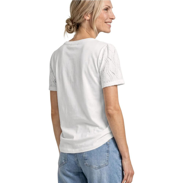 Street One - Cream Cotton T-Shirt