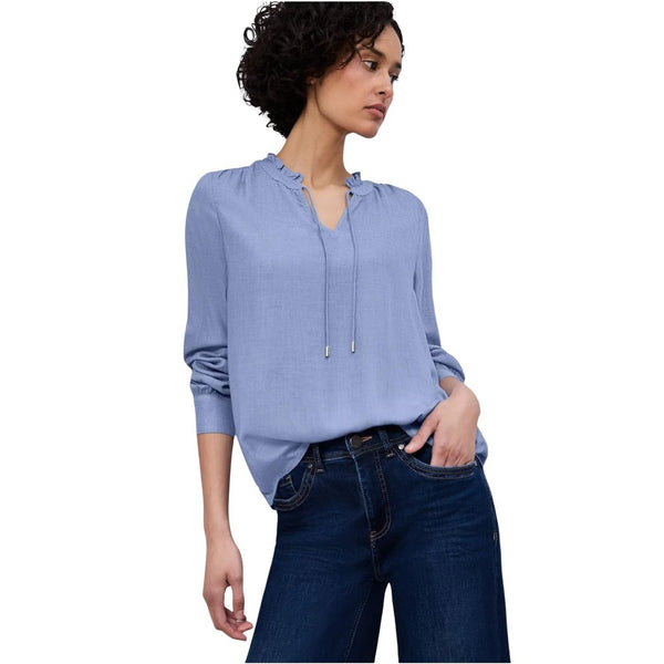 Street one Blouses - Women’s Light Blue Viscose Blouse