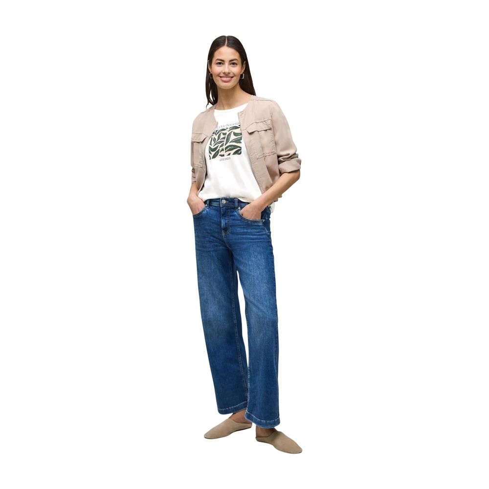 Street One - White Cotton T-Shirt