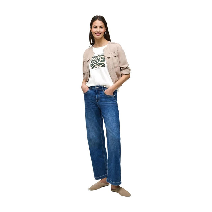 Street One - White Cotton T-Shirt