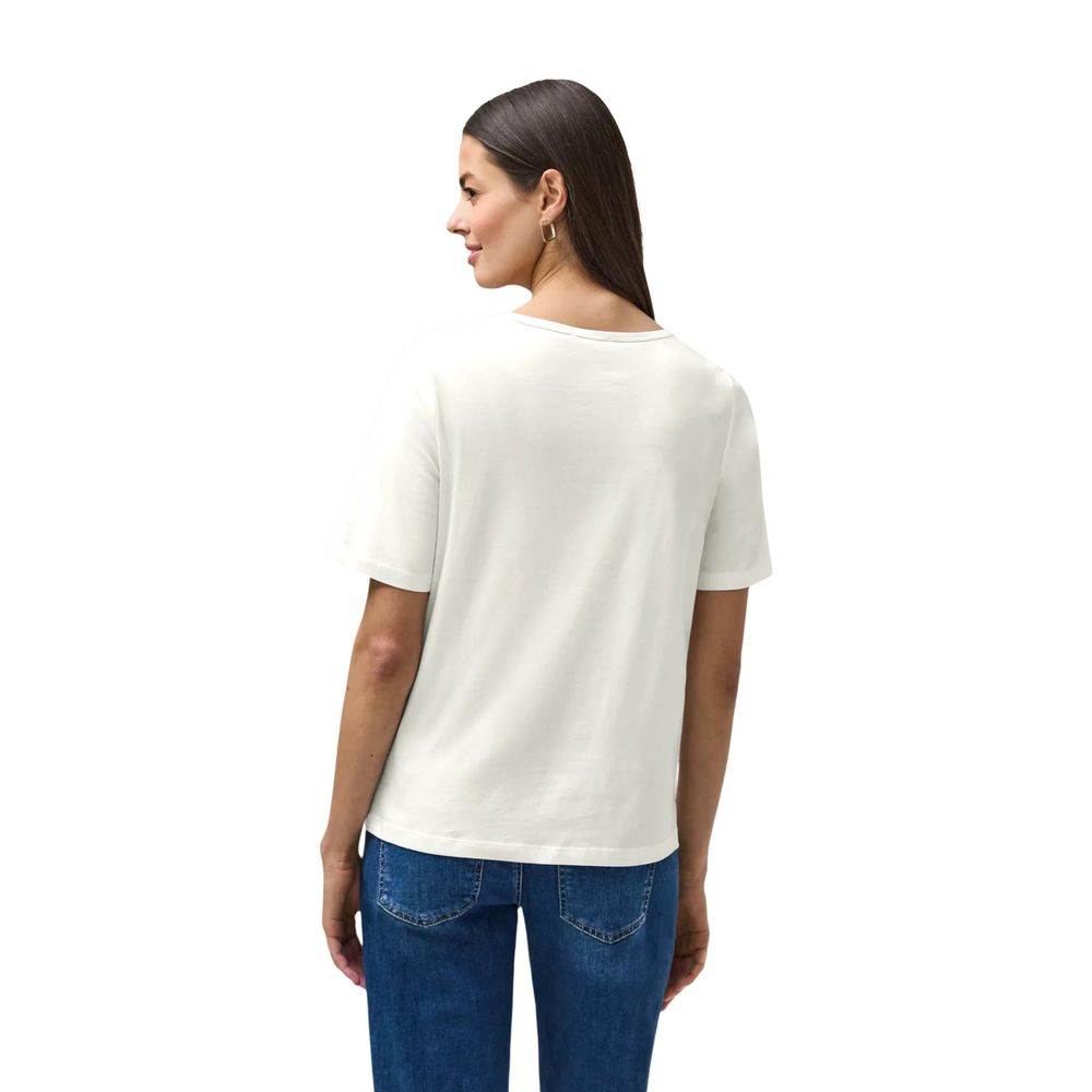 Street One - White Cotton T-Shirt