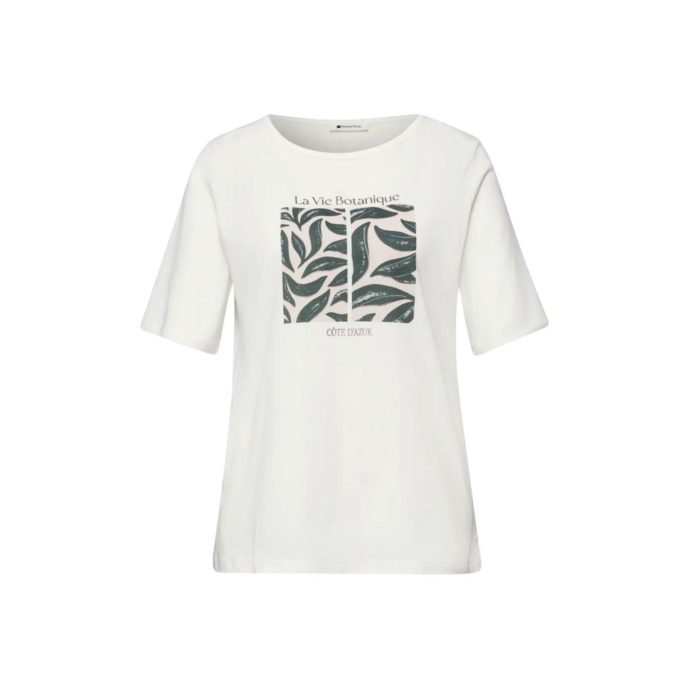 Street One - White Cotton T-Shirt