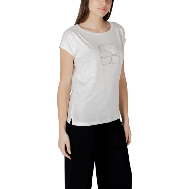 Street One White Cotton T-Shirt