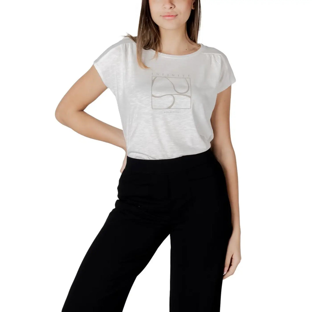 Street One White Cotton T-Shirt