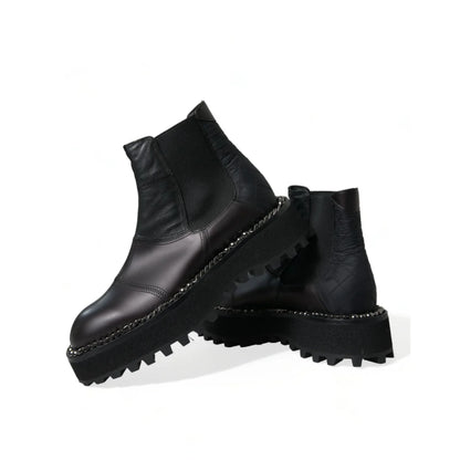 Striking Dolce Gabbana Chelsea Boots Shoes in Authentic Luxury &