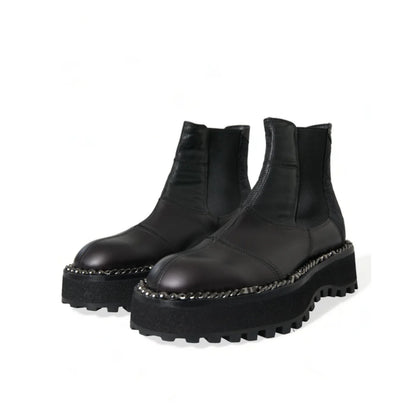 Striking Dolce Gabbana Chelsea Boots Shoes in Authentic Luxury &
