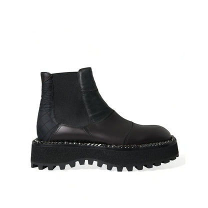 Striking Dolce Gabbana Chelsea Boots Shoes in Authentic Luxury &