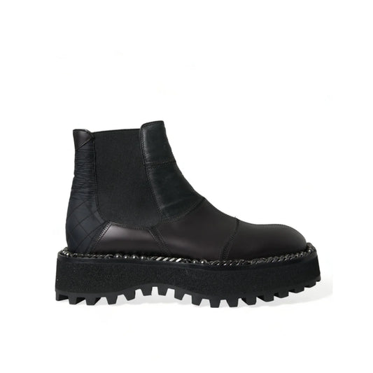 Striking Dolce Gabbana Chelsea Boots Shoes in Authentic Luxury &