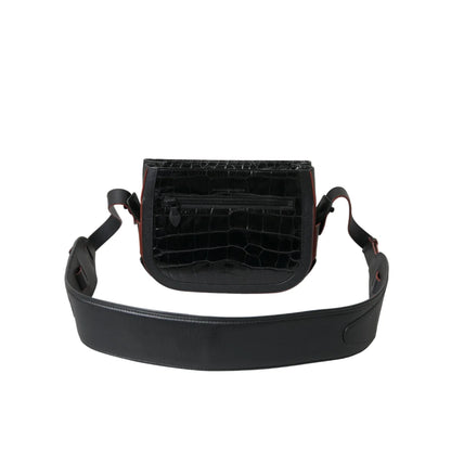 Stunning Balenciaga Crocodile Exotic Leather Camera Bag