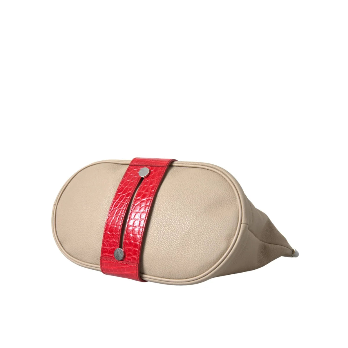 Stunning Balenciaga Two Tone Alligator and Calf Leather Pouch Clutch