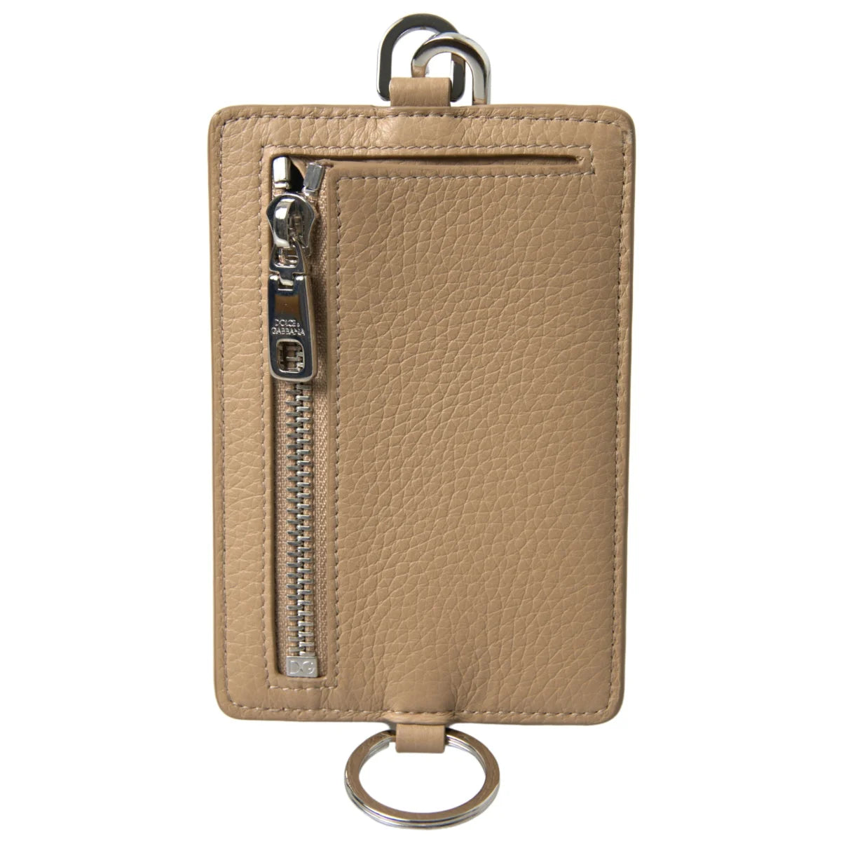 Stunning Dolce Gabbana Beige Leather Cardholder Lanyard &