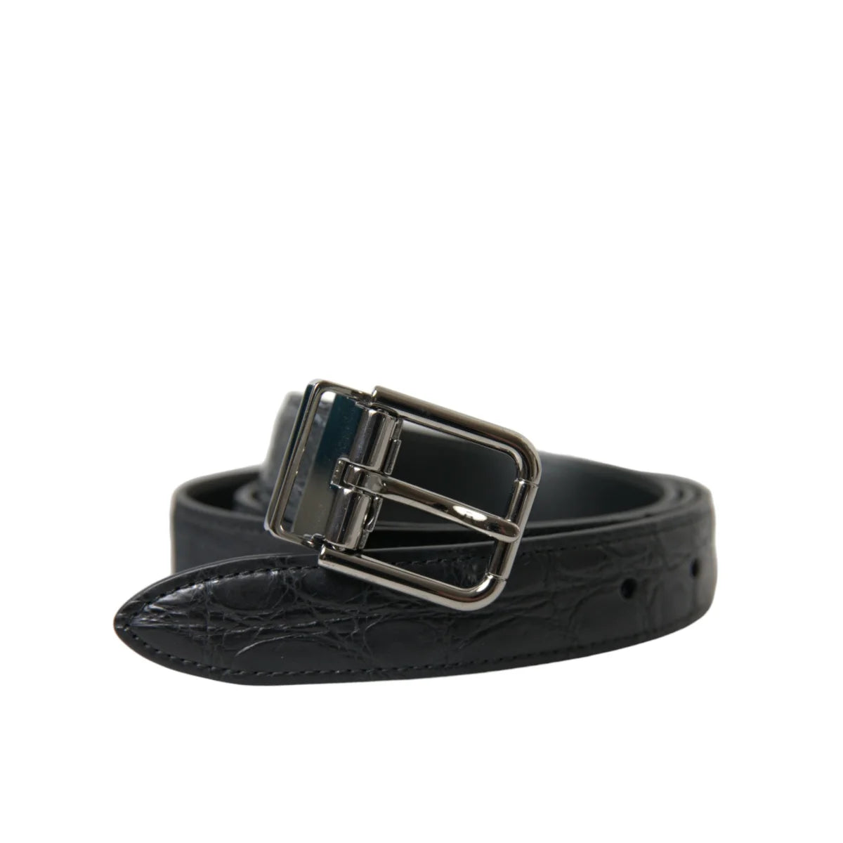 Stunning Dolce Gabbana Belt in Black Leather Dress Style &