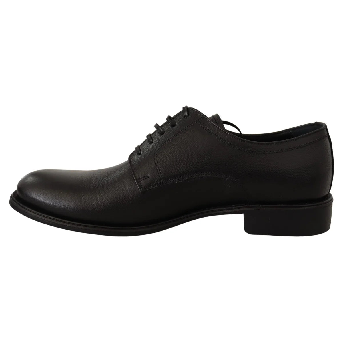 Stunning Dolce Gabbana Black Leather Derby Formal Shoes &
