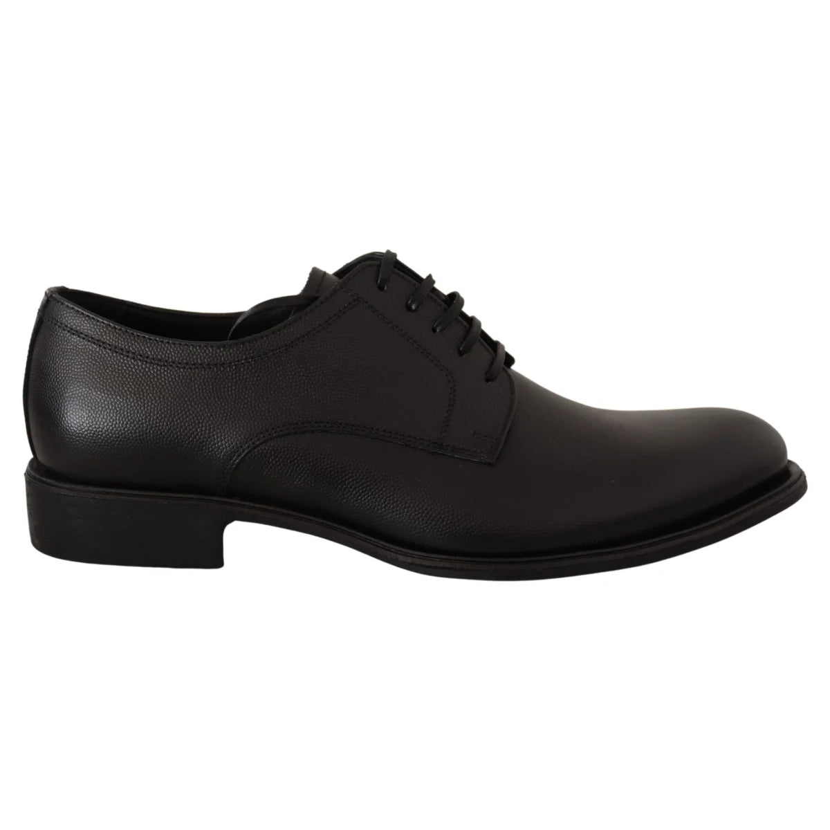 Stunning Dolce Gabbana Black Leather Derby Formal Shoes &