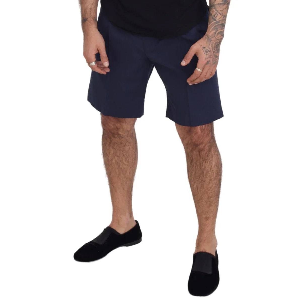 Stunning Dolce Gabbana Blue Chino Shorts Regular Fit &