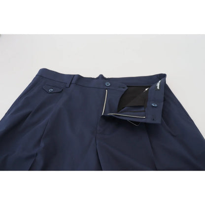 Stunning Dolce Gabbana Blue Chino Shorts Regular Fit &