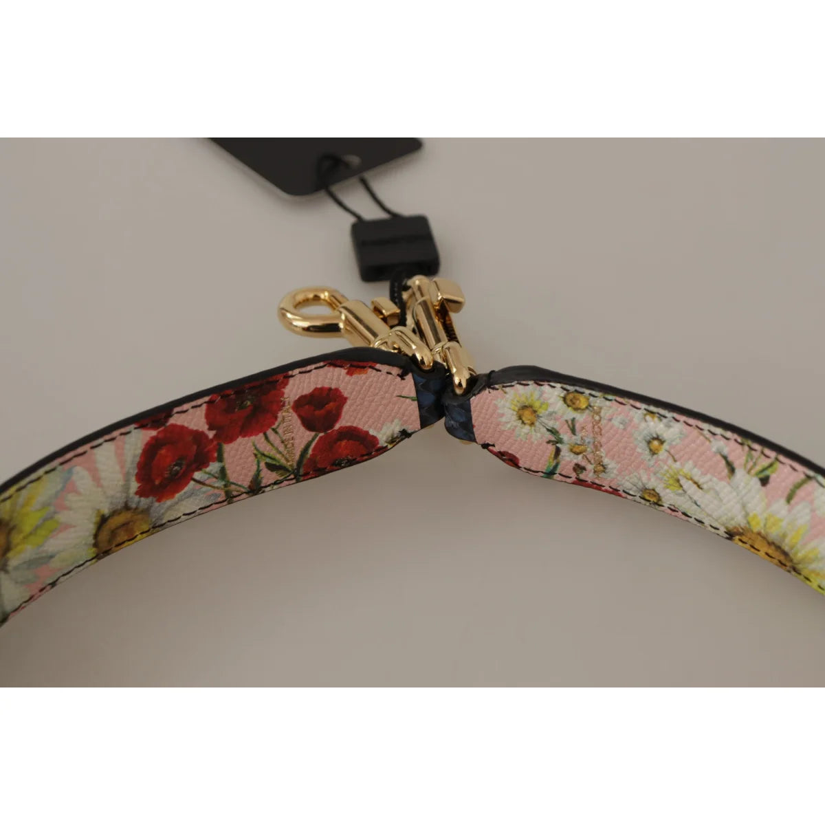 Stunning Dolce & Gabbana Blue Python Leather Shoulder Strap