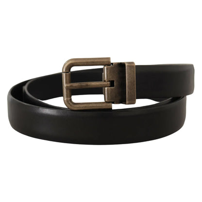 Stunning Dolce Gabbana Calf Leather Belt with Vintage Buckle &
