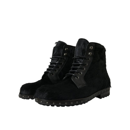 Stunning Dolce Gabbana Calf Leather Mid Boots &