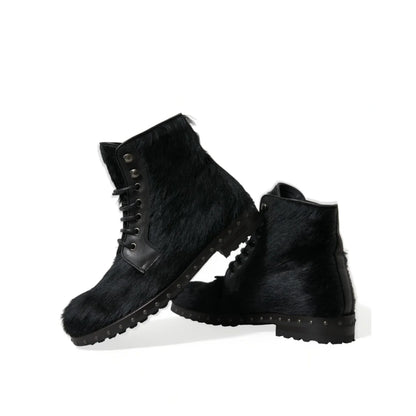 Stunning Dolce Gabbana Calf Leather Mid Boots &