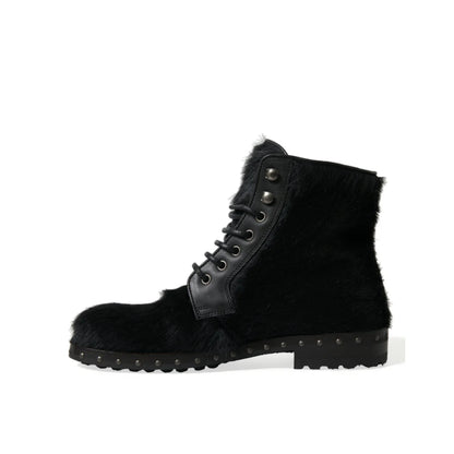 Stunning Dolce Gabbana Calf Leather Mid Boots &