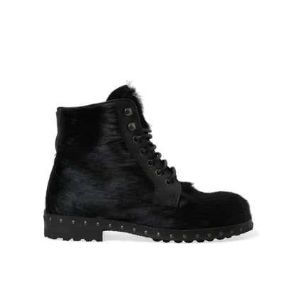 Stunning Dolce Gabbana Calf Leather Mid Boots &