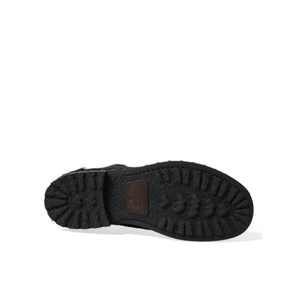 Stunning Dolce Gabbana Calf Leather Mid Boots &