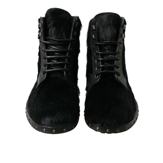 Stunning Dolce Gabbana Calf Leather Mid Boots &