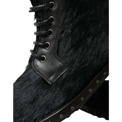 Stunning Dolce Gabbana Calf Leather Mid Boots &