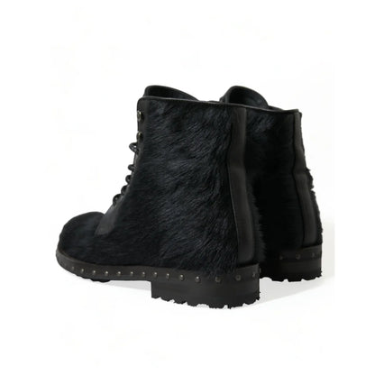 Stunning Dolce Gabbana Calf Leather Mid Boots &