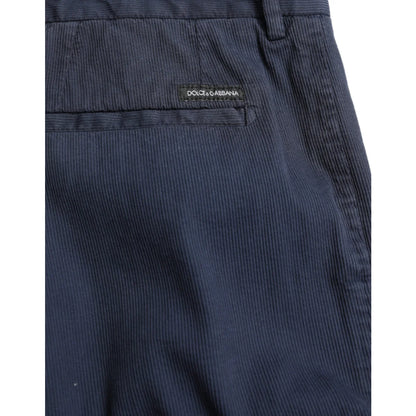 Stunning Dolce Gabbana Dark Blue Dress Pants Skinny Fit Sensation &