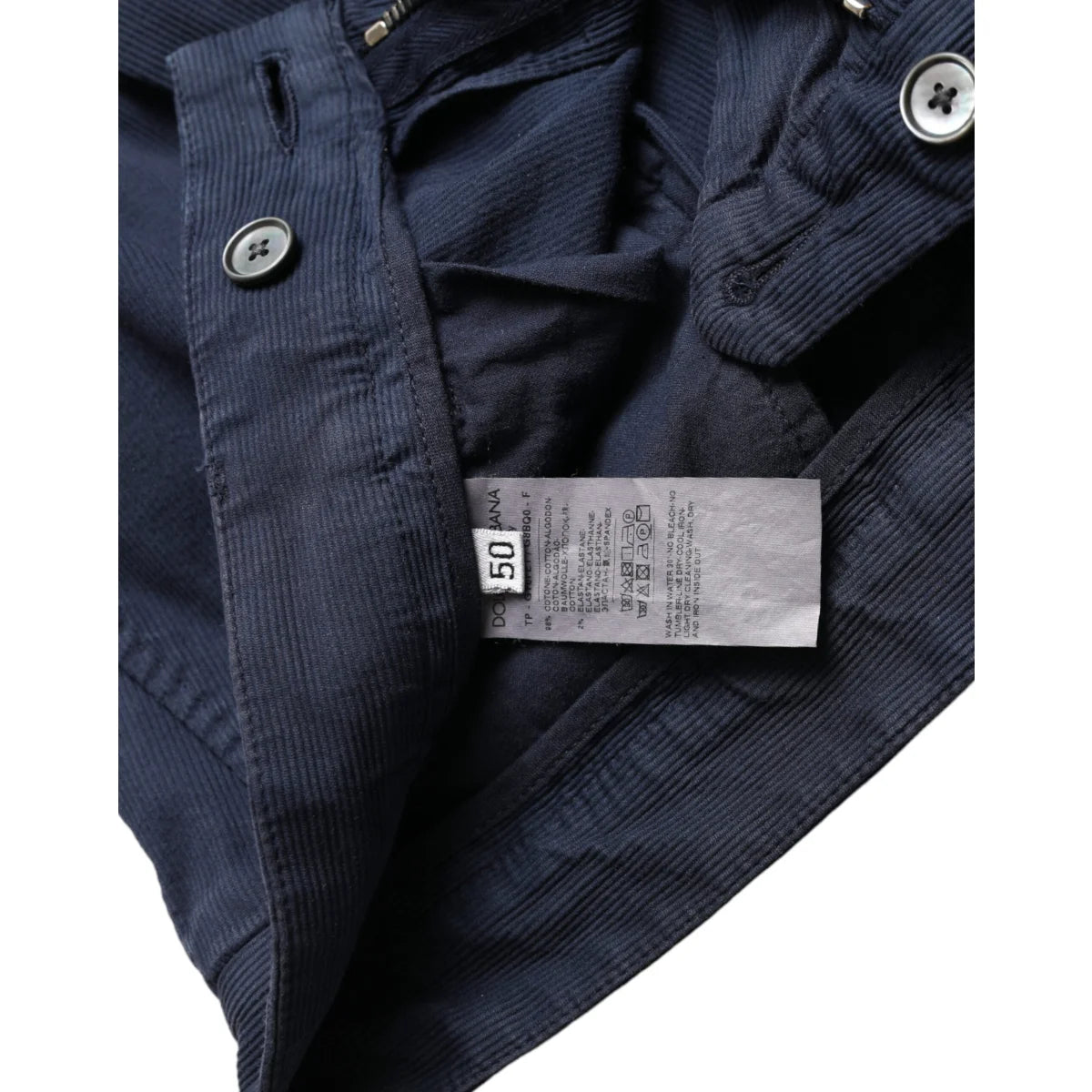 Stunning Dolce Gabbana Dark Blue Dress Pants Skinny Fit Sensation &