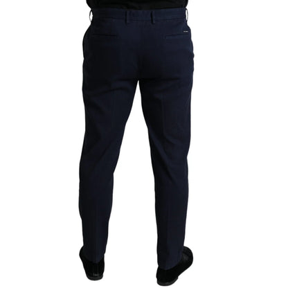 Stunning Dolce Gabbana Dark Blue Dress Pants Skinny Fit Sensation &
