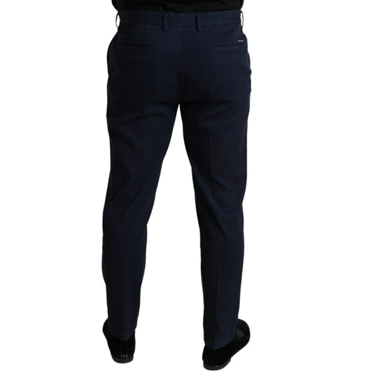 Stunning Dolce Gabbana Dark Blue Dress Pants Skinny Fit Sensation &