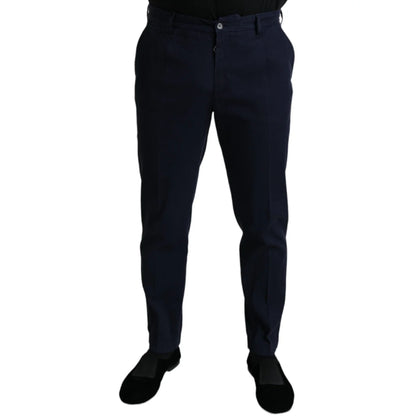Stunning Dolce Gabbana Dark Blue Dress Pants Skinny Fit Sensation &