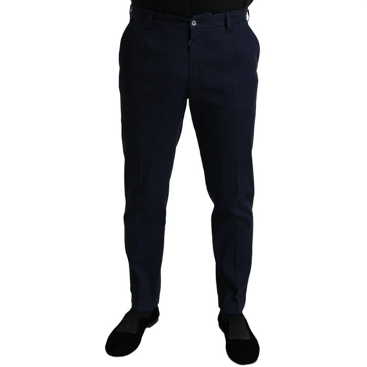 Stunning Dolce Gabbana Dark Blue Dress Pants Skinny Fit Sensation &