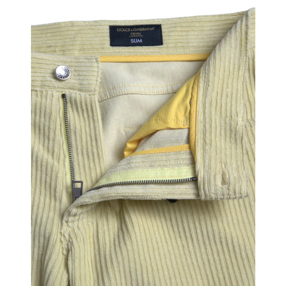 Stunning Dolce Gabbana Denim Jeans Corduroy Dream &