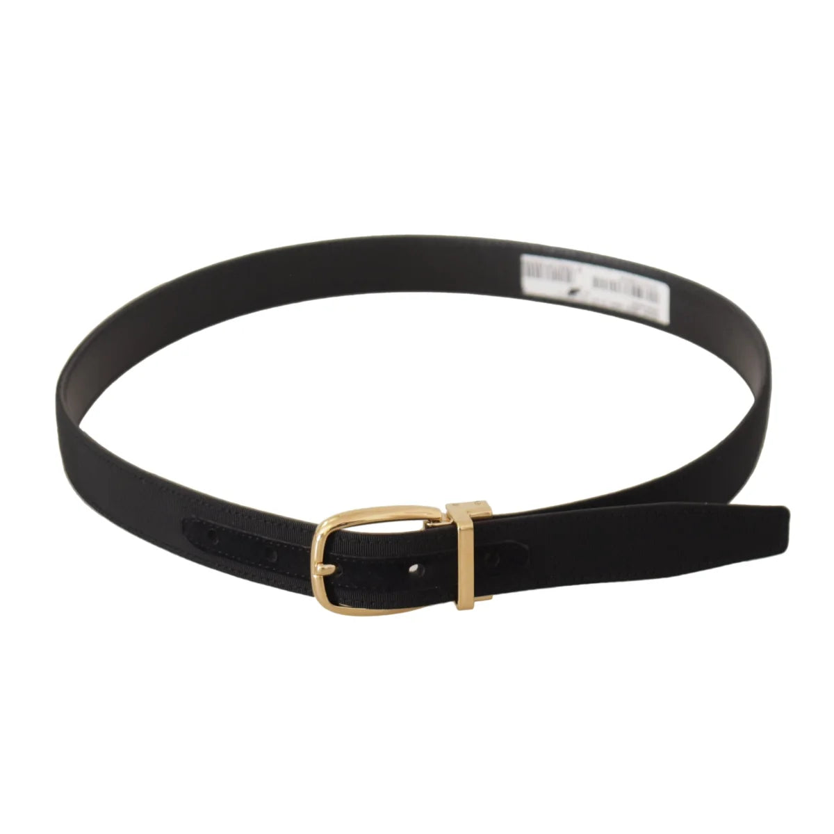 Stunning Dolce Gabbana Dress Belt with Shiny Metal Buckle &