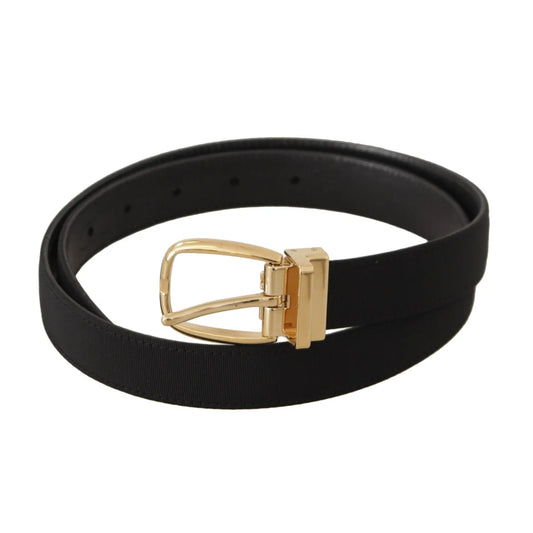 Stunning Dolce Gabbana Dress Belt with Shiny Metal Buckle &
