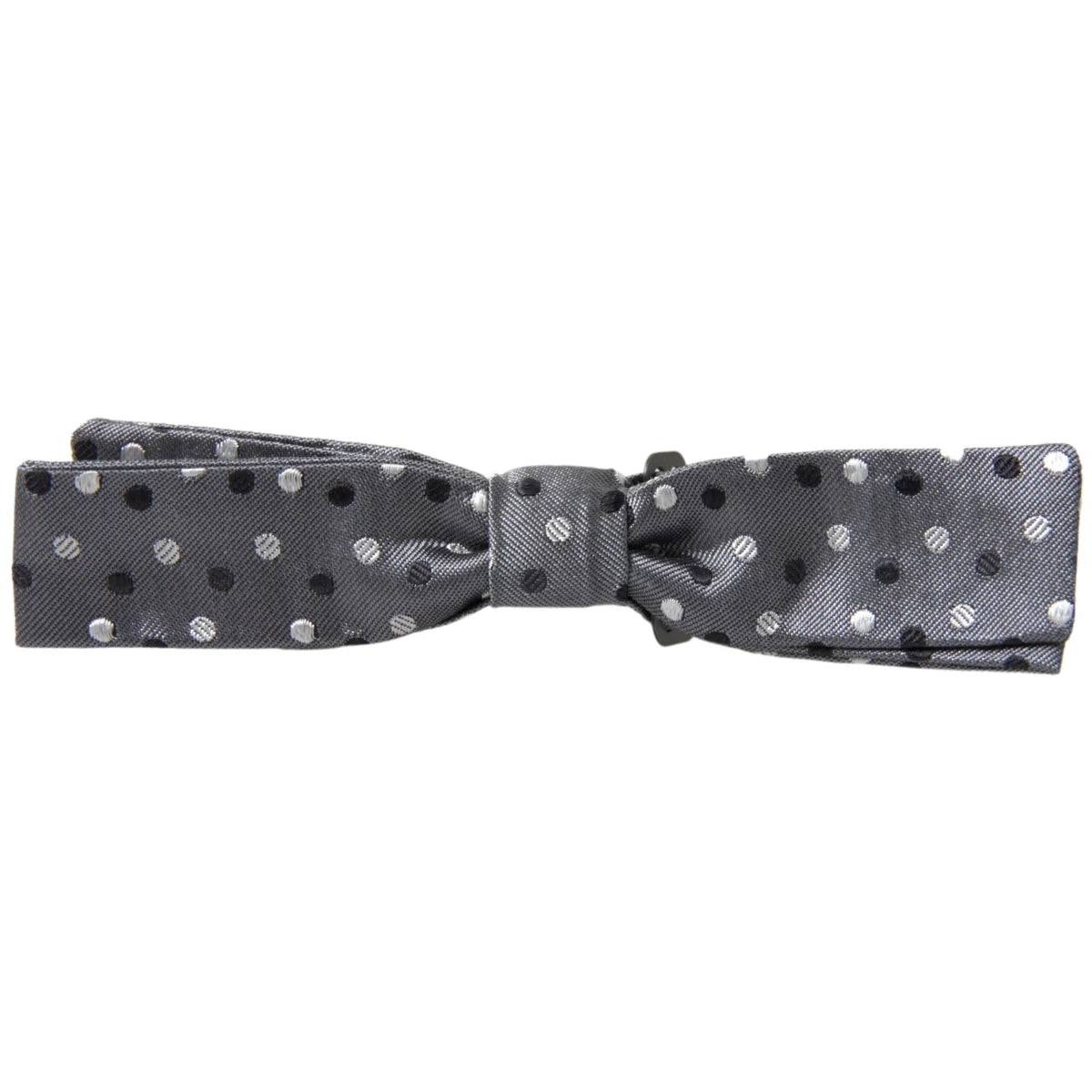Stunning Dolce Gabbana Gray Bow Tie with Silk Adjustable Neck Strap &
