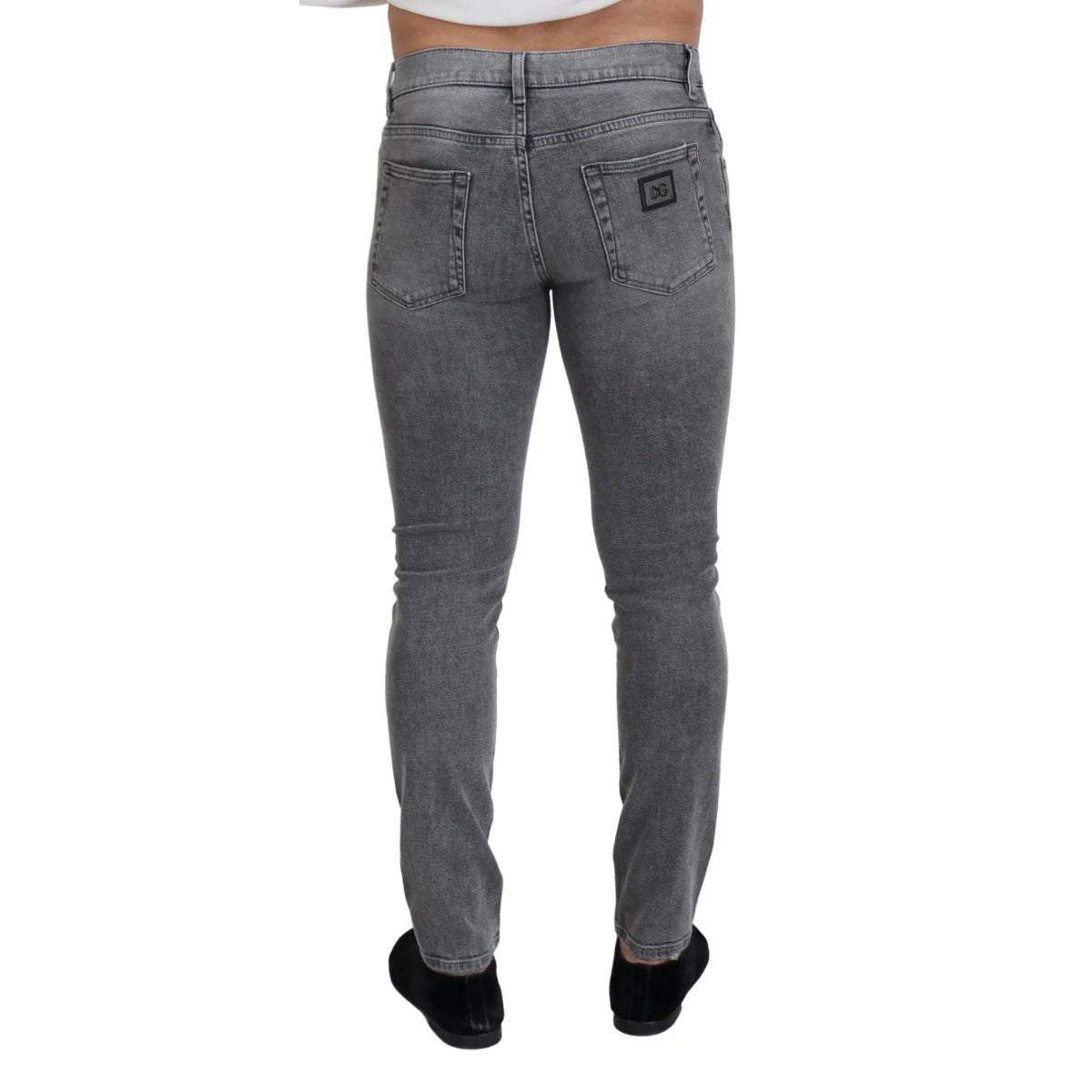 Stunning Dolce Gabbana Grey Washed Denim Pants Authentic &