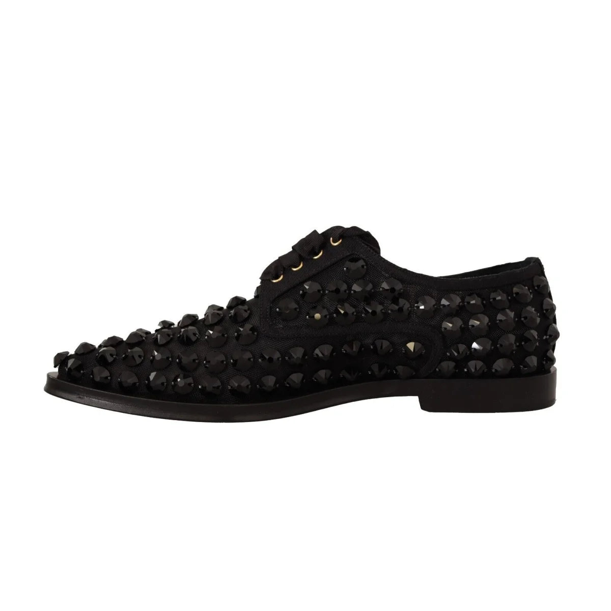 Stunning Dolce & Gabbana Gros Grain Jeweled Formal Flats