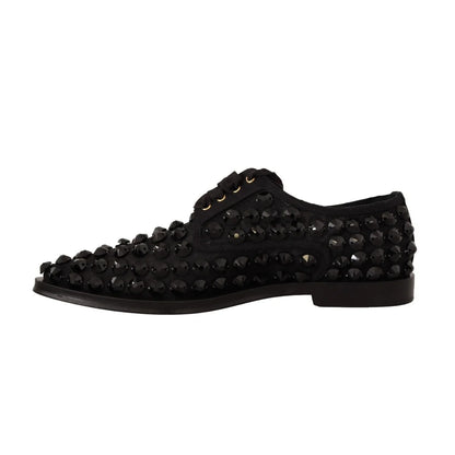 Stunning Dolce & Gabbana Gros Grain Jeweled Formal Flats