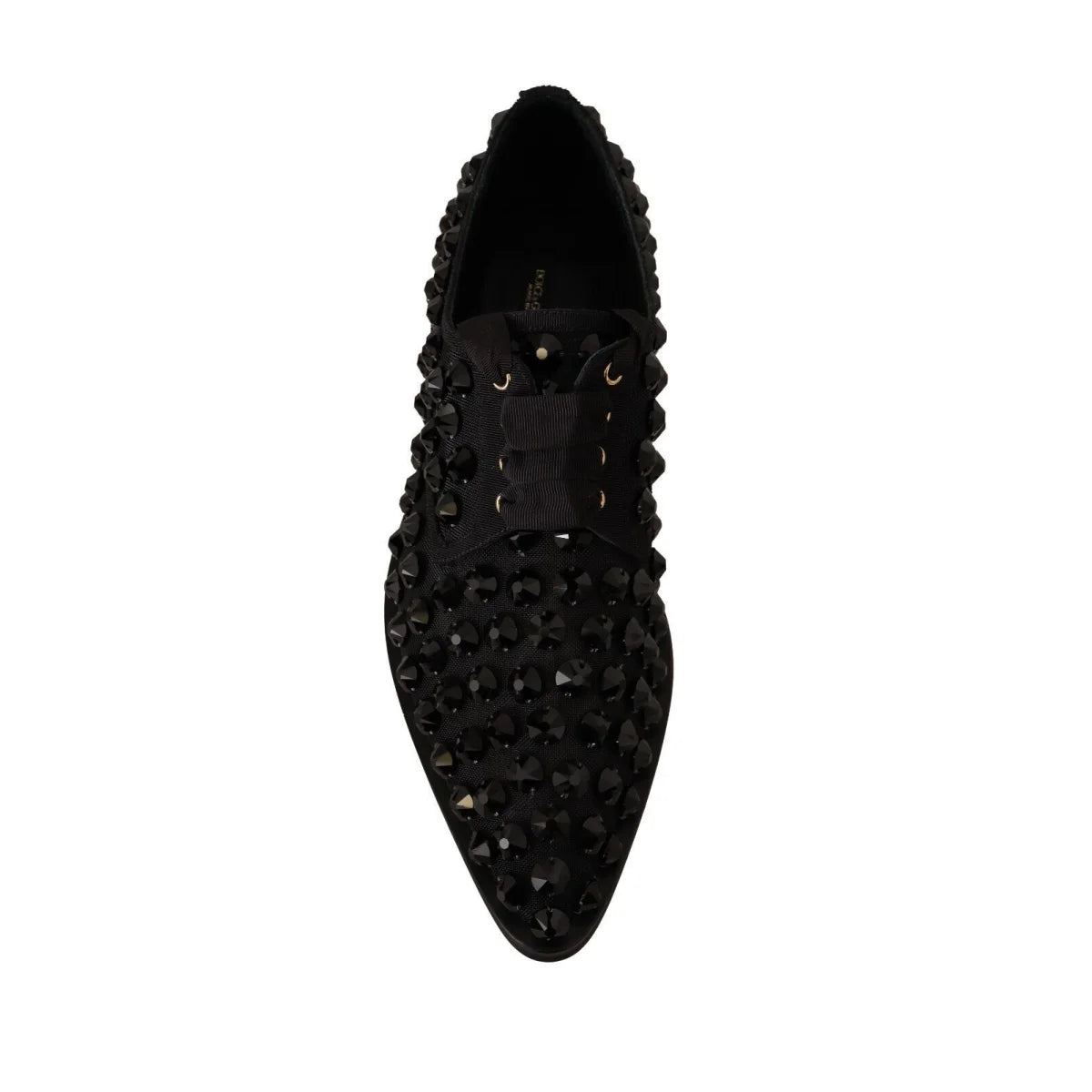 Stunning Dolce & Gabbana Gros Grain Jeweled Formal Flats
