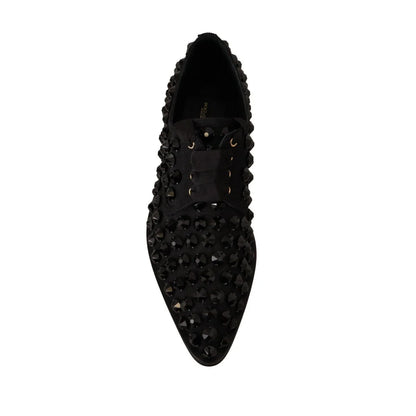 Stunning Dolce & Gabbana Gros Grain Jeweled Formal Flats