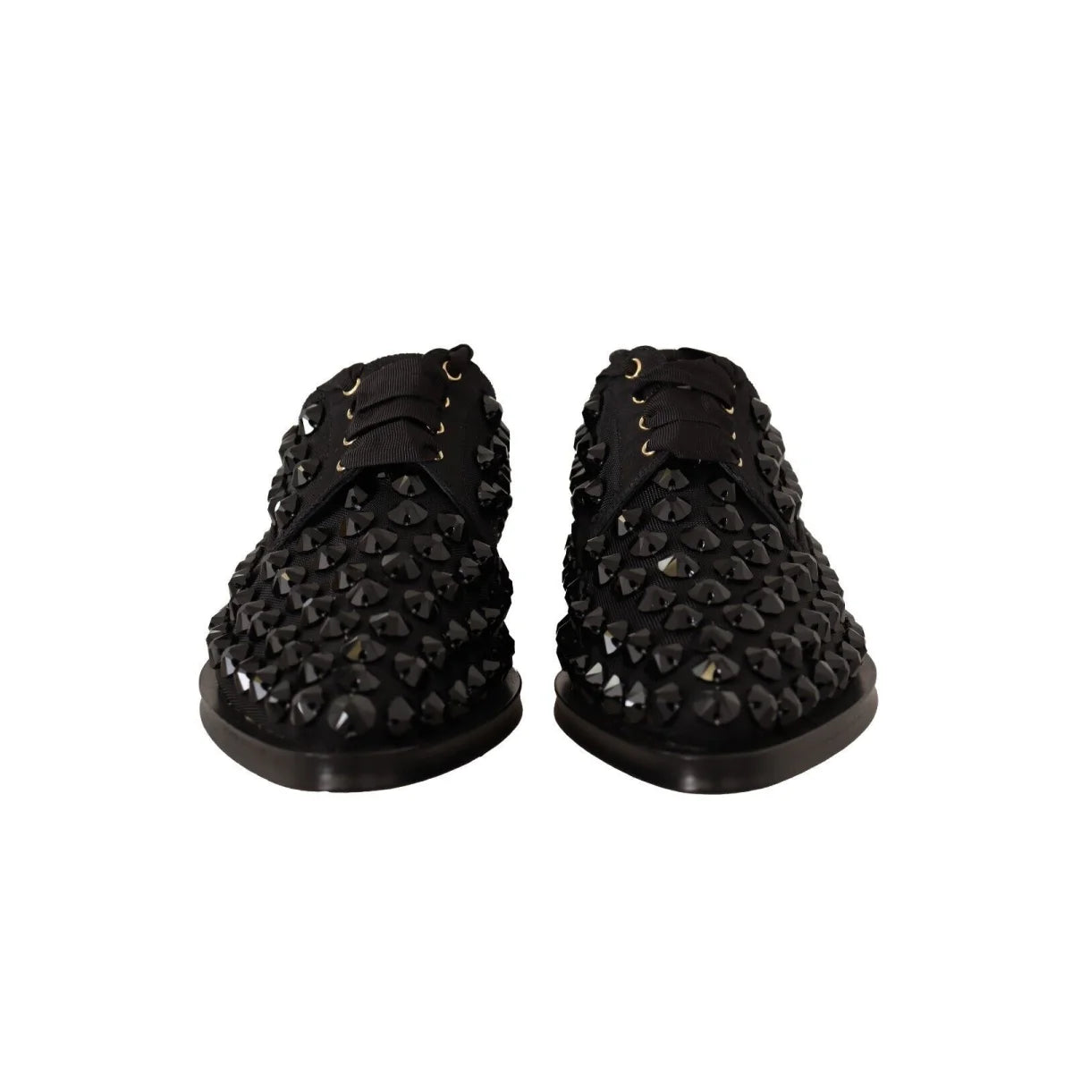 Stunning Dolce & Gabbana Gros Grain Jeweled Formal Flats